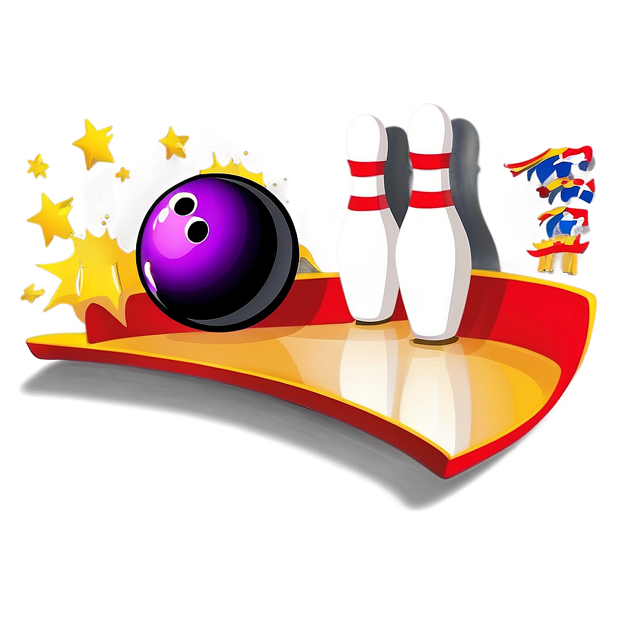 Bowling Party Invitation Png 05212024