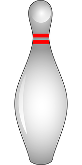 Bowling_ Pin_ Graphic PNG with transparent background