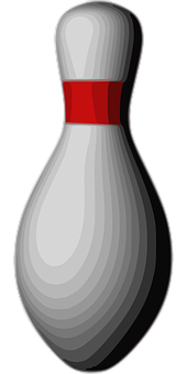 Bowling_ Pin_ Graphic PNG with transparent background