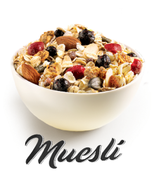 Bowlof Muesliwith Fruitsand Nuts