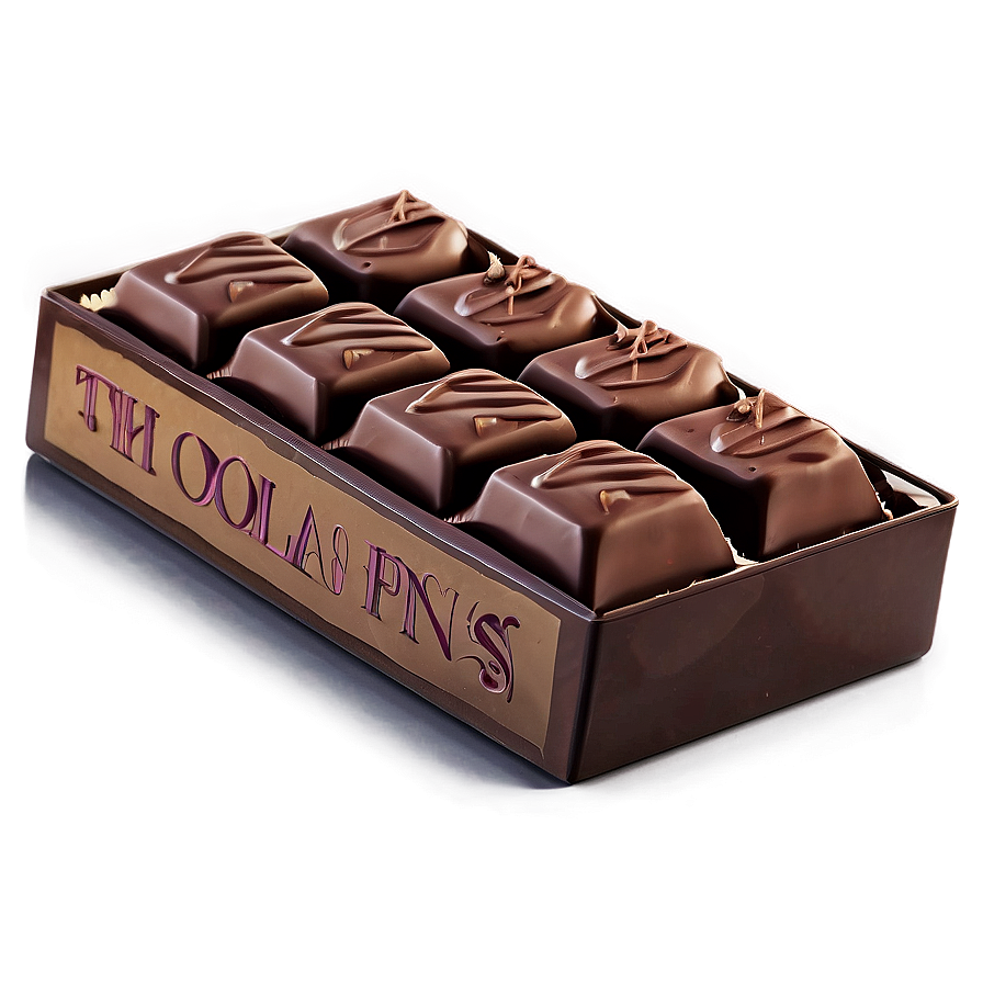 Box Of Chocolate Bars Png Ucp