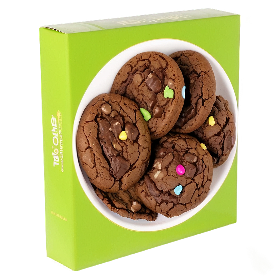 Box Of Chocolate Cookies Png Rmf