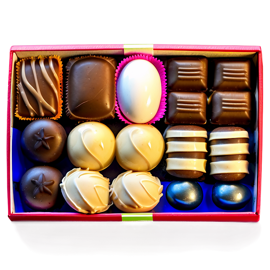 Box Of Hand-selected Chocolates Png Fox79