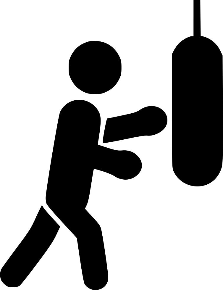 Athlete Boxing Competition Fight Jab - Boxing Icon Png, Transparent Png PNG with transparent background