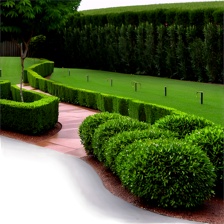 Boxwood Pathway Png Vjk