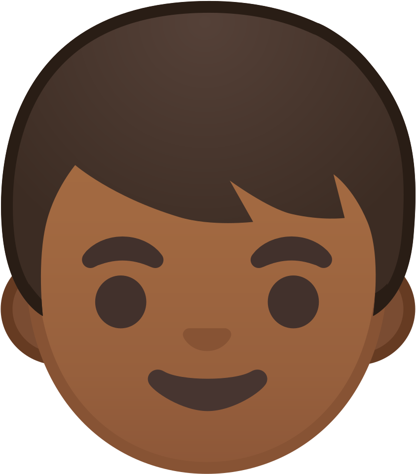 Boy Medium Dark Skin Tone Icon - Transparent Boy Emoji Png, Png Download PNG with transparent background