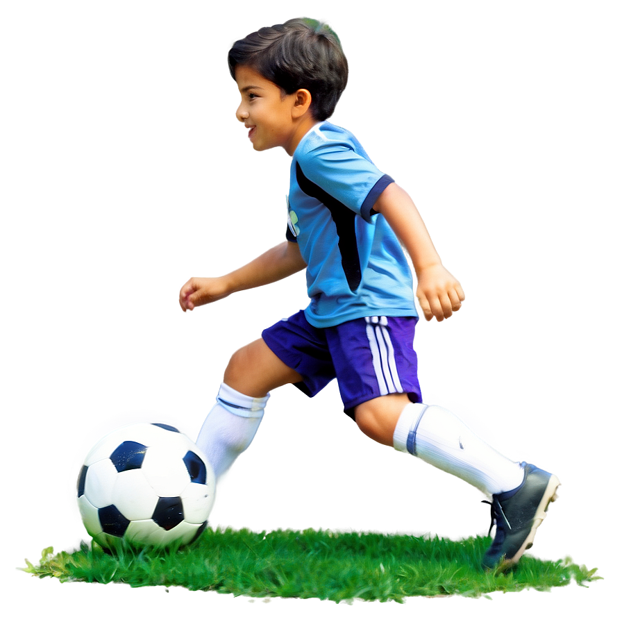 Boy Playing Soccer Png Eyf83