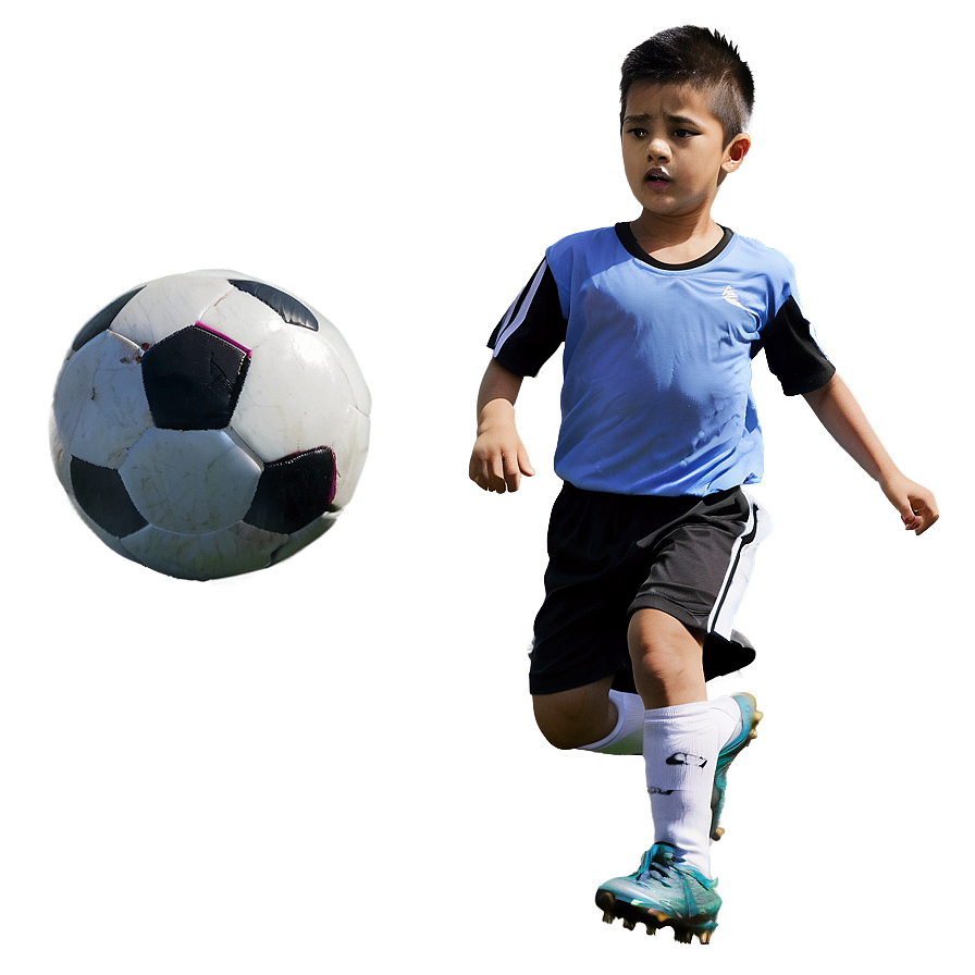Boy Playing Soccer PNG pcx20 PNG with transparent background