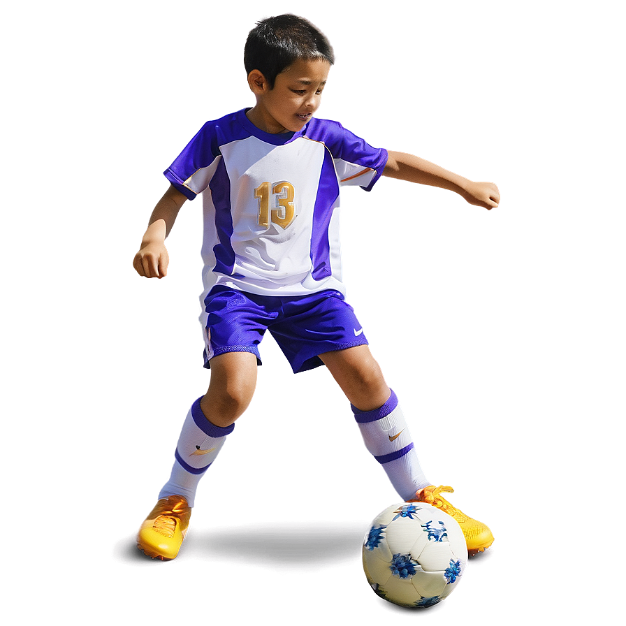 Boy Playing Soccer PNG vtl42 PNG with transparent background