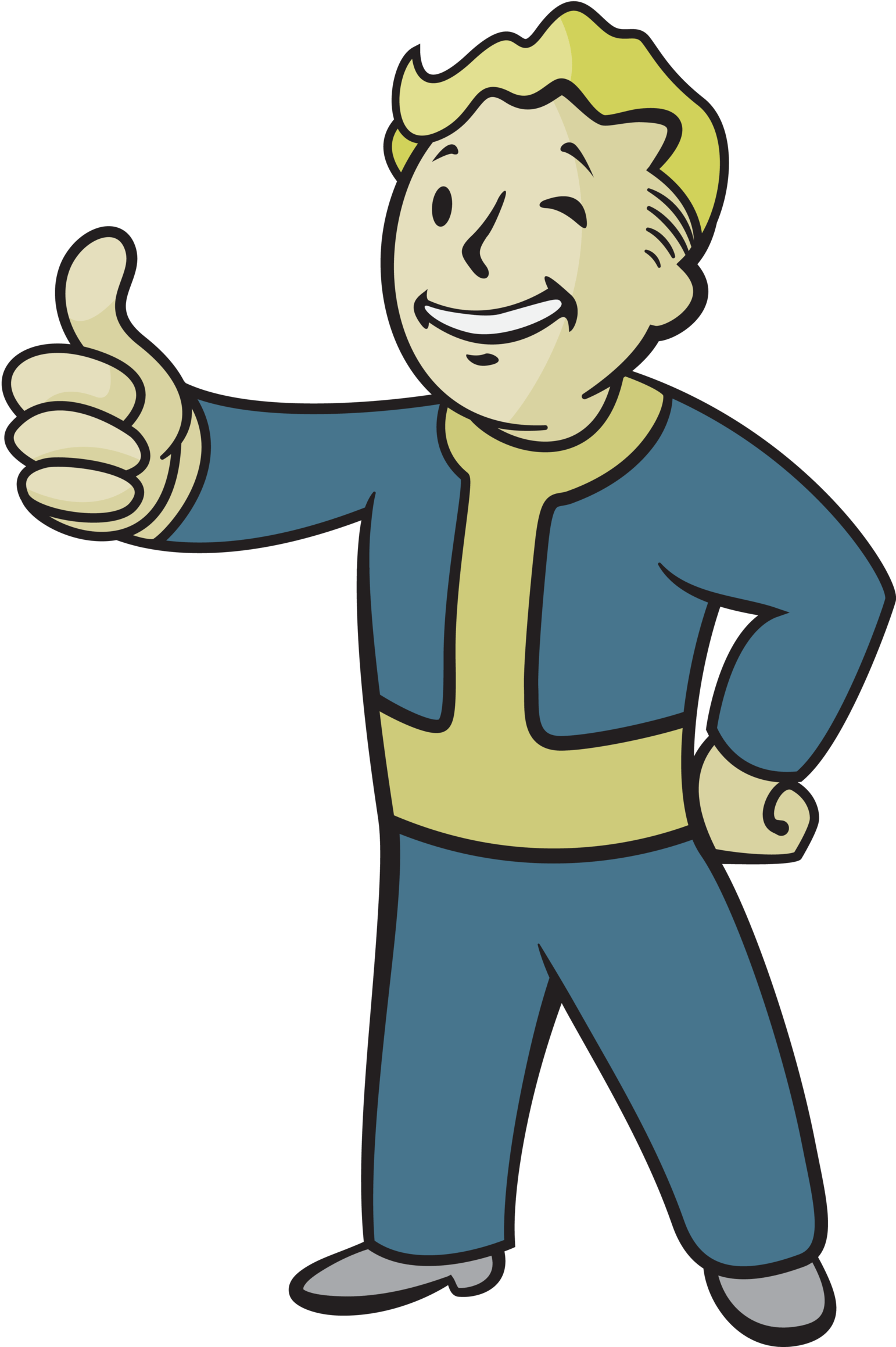 Boy Png Image - Vault Boy Transparent, Png Download PNG with transparent background