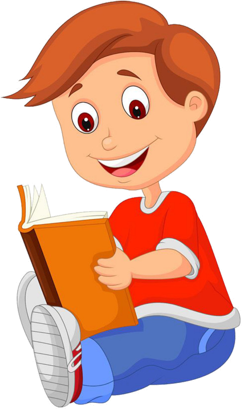 Reading Villain Clipart Vector Read Book Image And - Read Book Cartoon Png, Transparent Png PNG with transparent background