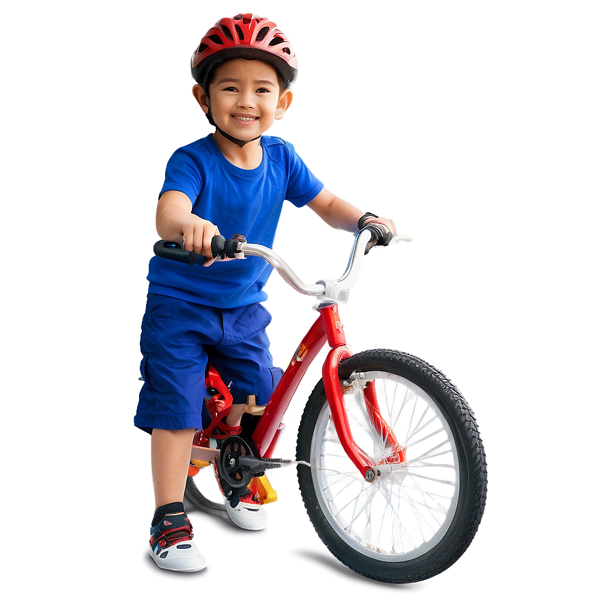 Boy with Bicycle PNG van85 PNG with transparent background