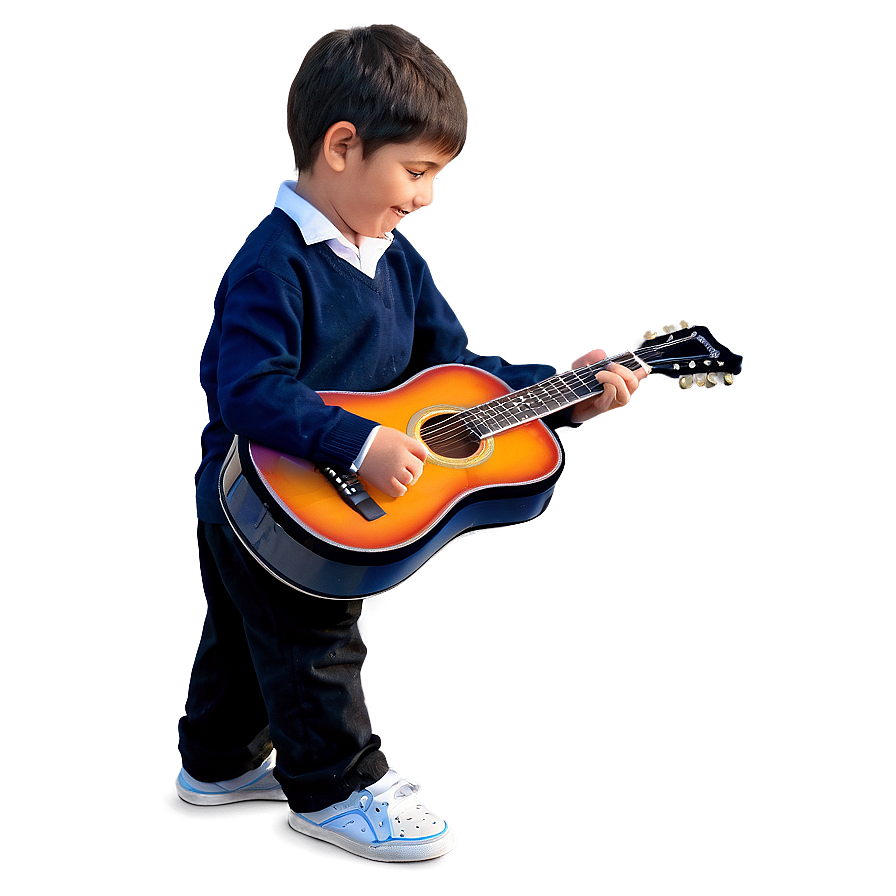 Boy With Guitar Png Hgn99