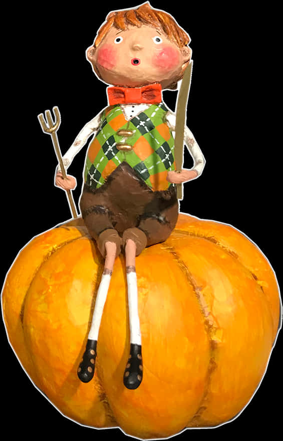 Boyon Pumpkin Figurine