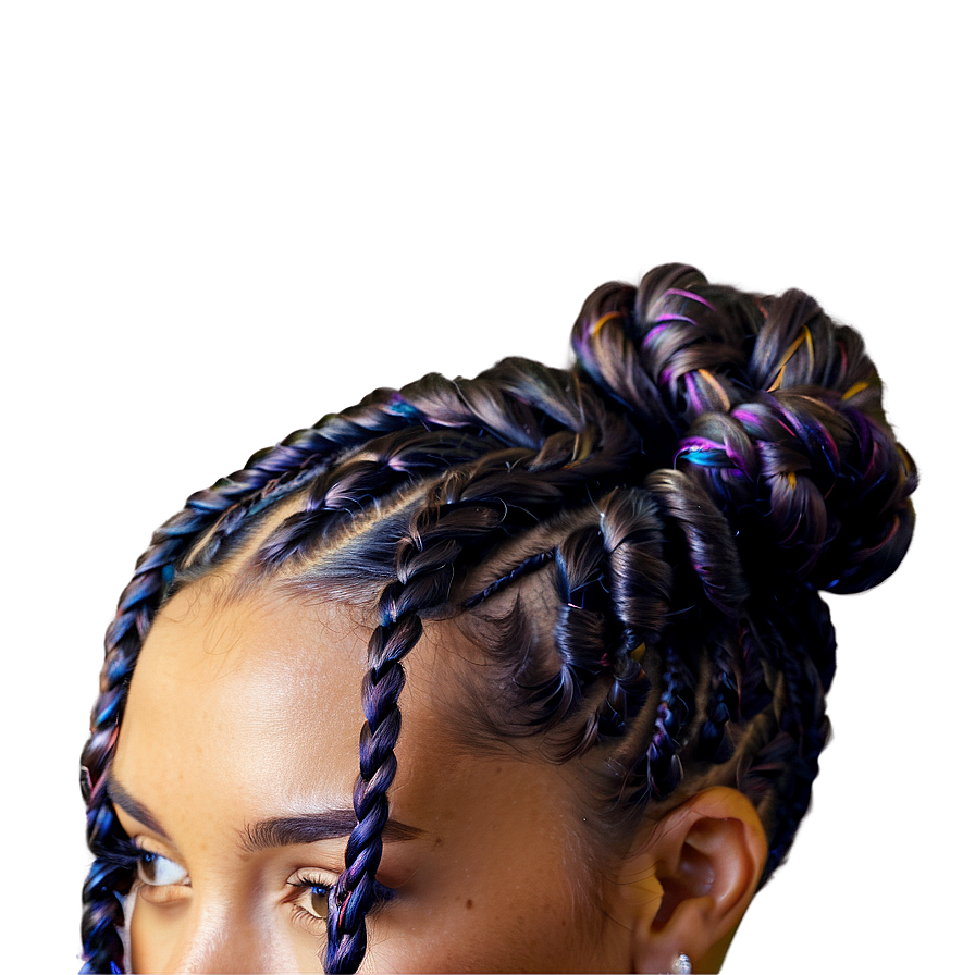 Braided Ponytail Look Png Ltj