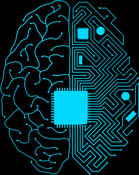 Brain Circuitry A I Concept PNG image with a transparent background, free high-resolution download