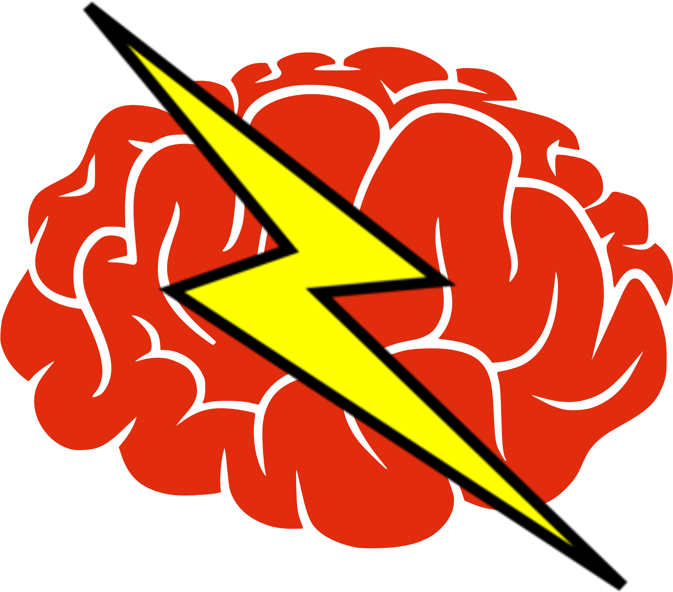 Brain_ Electric_ Bolt_ Clipart