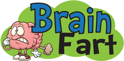 Brain Fart Cartoon Graphic