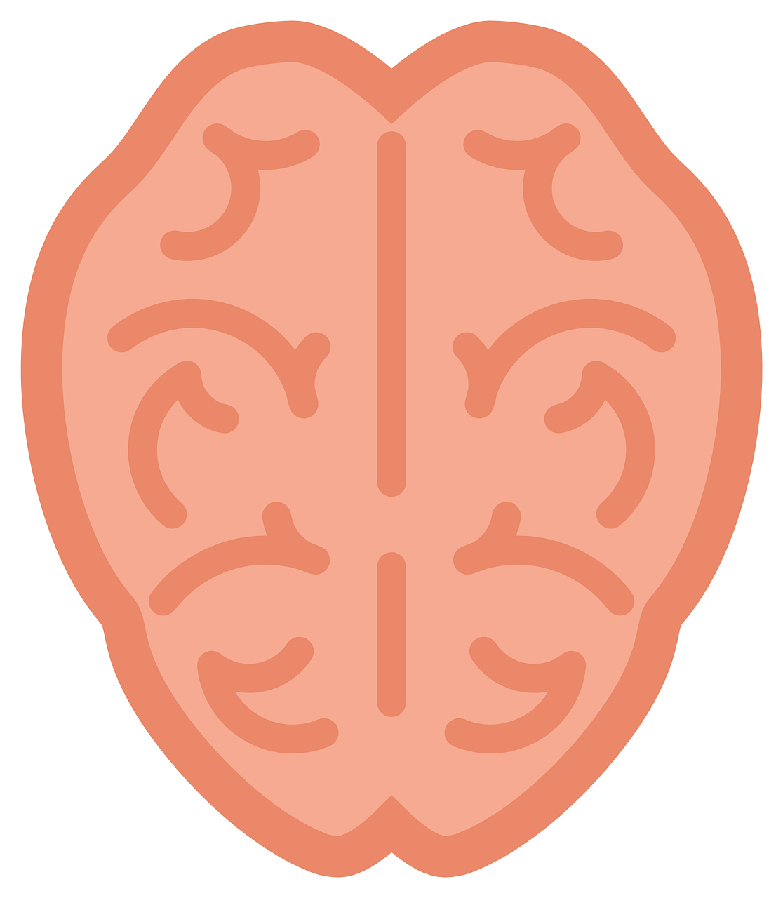 Brain Icon Graphic