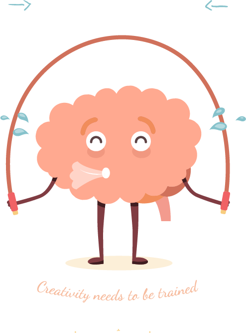 Physical Exercise Brain Injury Cognitive Training Skipping - Exercise Brain Png Vector PNG with transparent background