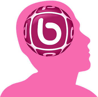 Brain Music Connection Graphic PNG with transparent background