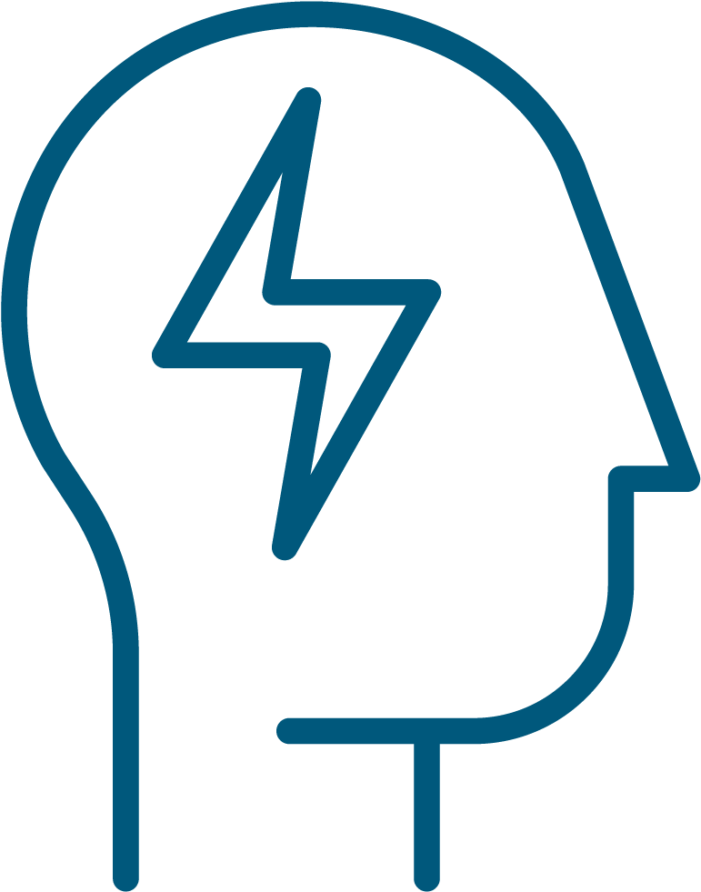 Brain Stress Symbol Icon