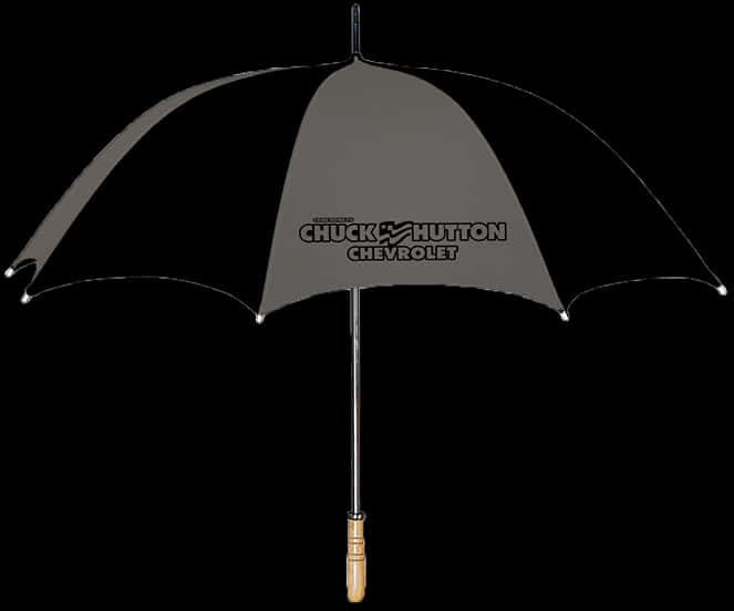 Dealer Personalized Pewter Black Umbrella Umbrella - Umbrella, HD Png Download PNG with transparent background