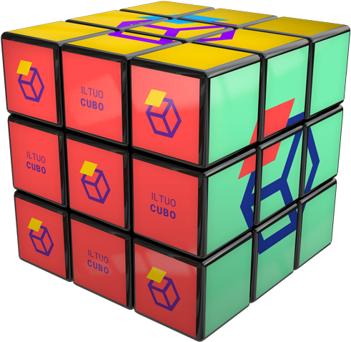 Branded Rubiks Cube3 D Render