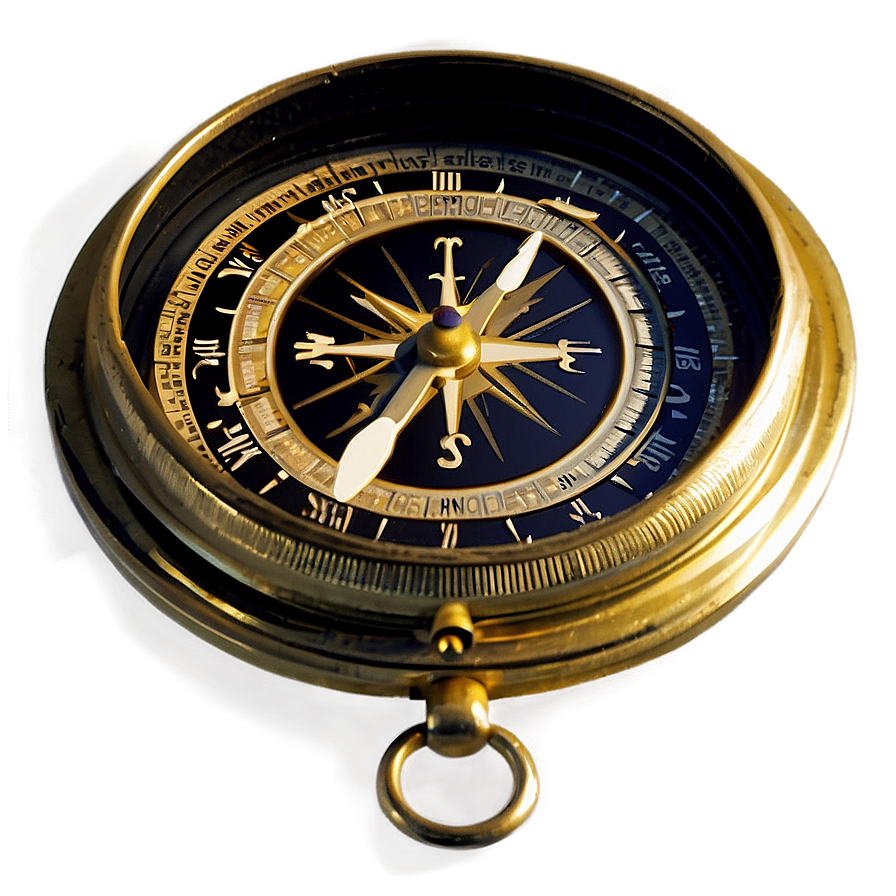 Brass Marine Compass Png 79