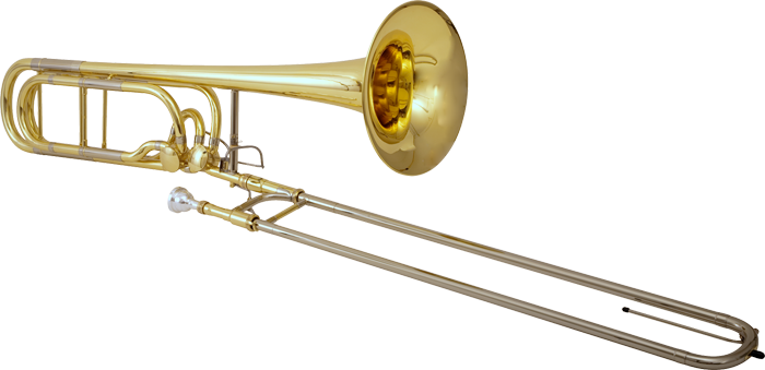 Brass Trombone Isolated