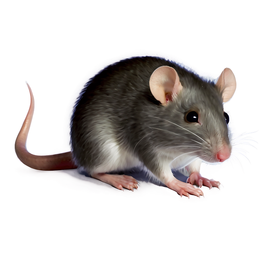 Brave Cute Rat Png 06252024