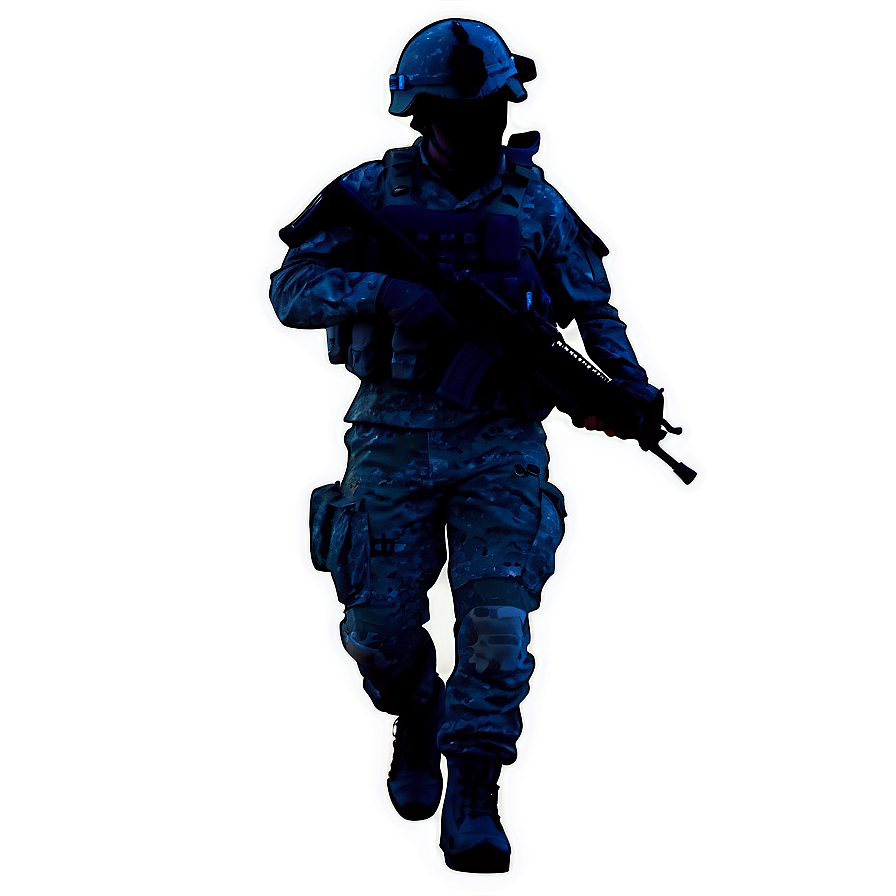 Brave Soldier Silhouette Png Bty