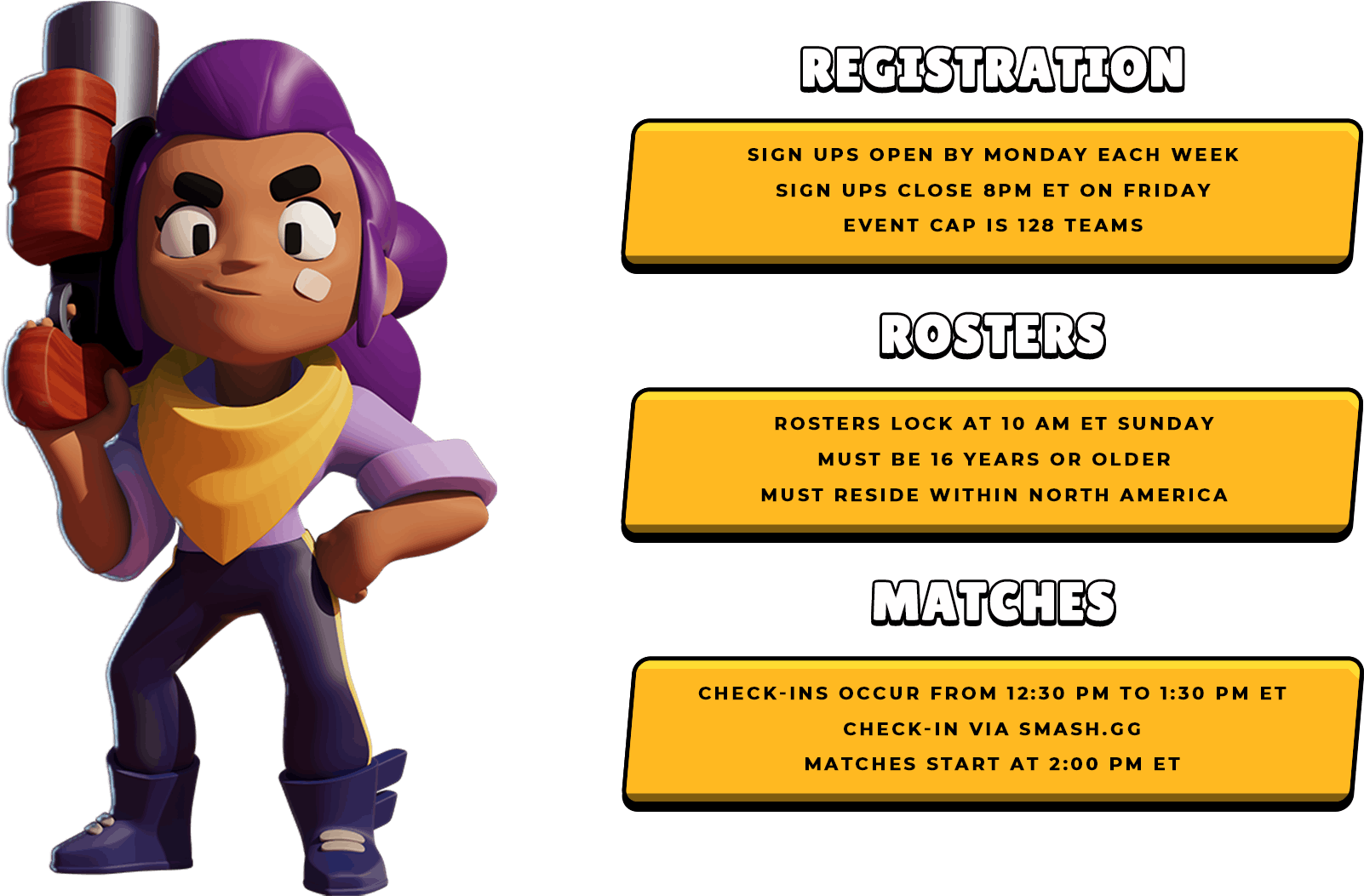 Brawl Stars Character Registration Announcement