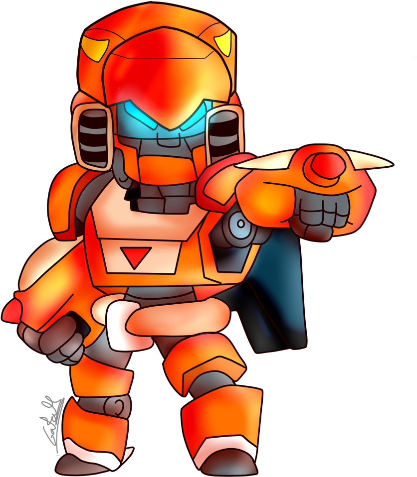 Brawl Stars Robo Brawler Character