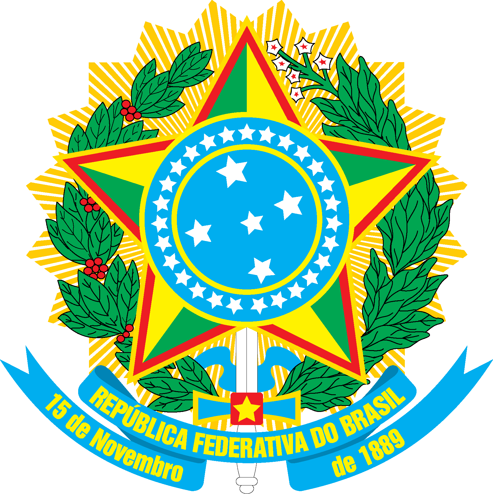 Escudo Y Bandera De Brasil, HD Png Download PNG with transparent background