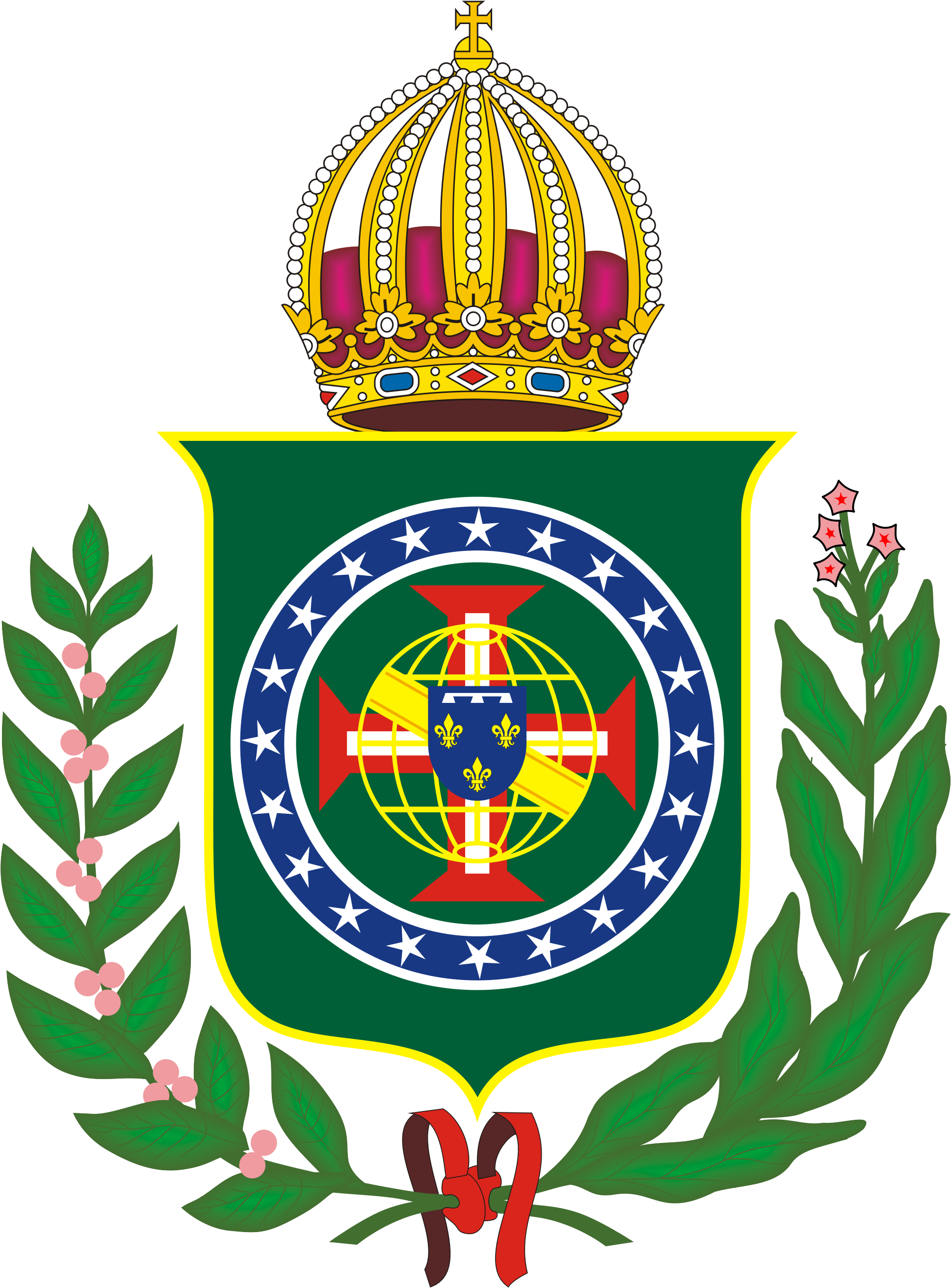 Brazil Empire Coat Of Arms, HD Png Download PNG with transparent background