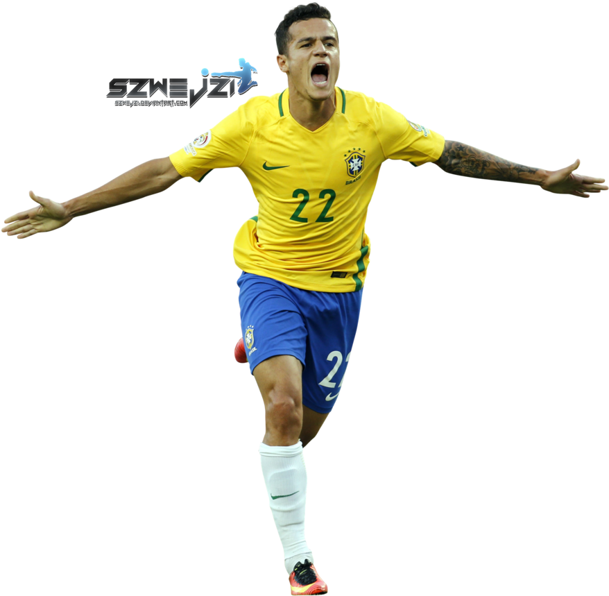 Brazilian Footballer Celebration