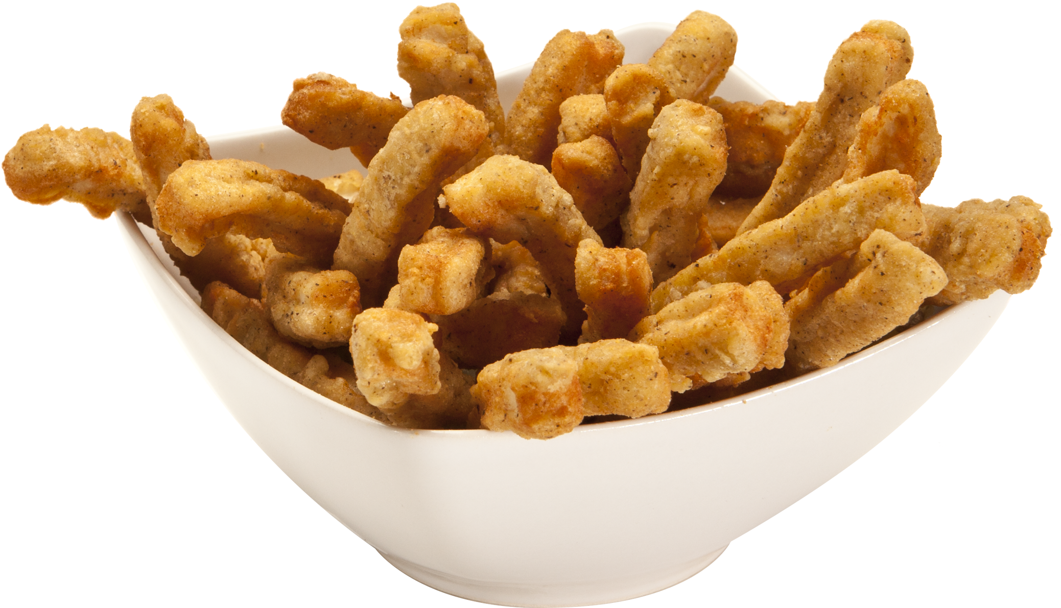 Breaded Chicken Friesin Bowl PNG with transparent background