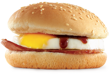 Bacon & Egg Burger - Egg Burger Png PNG with transparent background