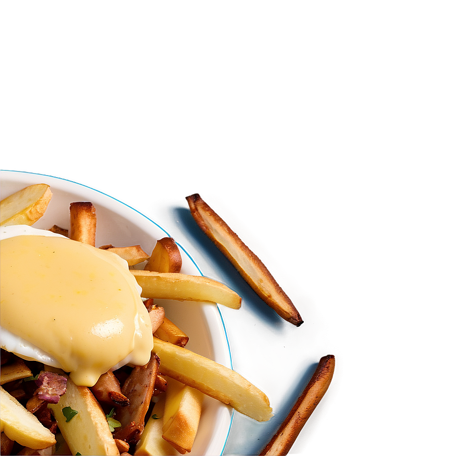 Breakfast Poutine With Hollandaise Png Oss15