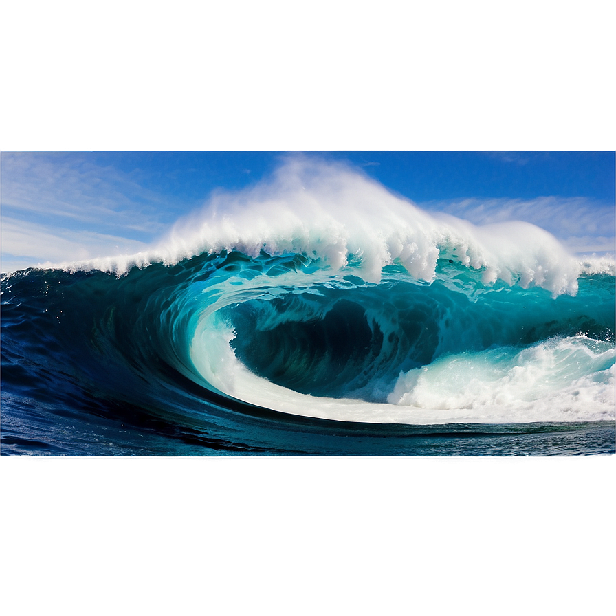 Breaking Wave Panorama Png Dne