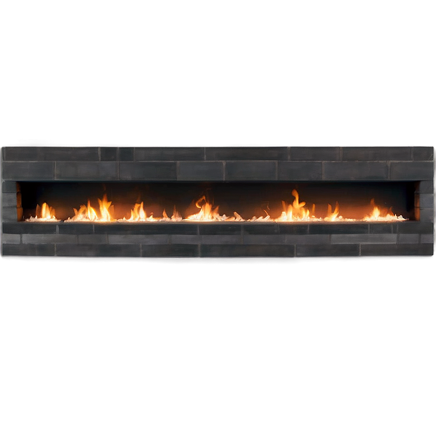 Brick Fireplace Design Png 05062024