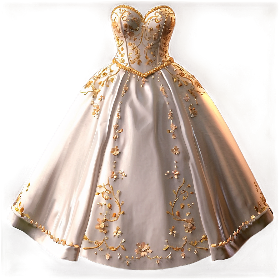 Bridal Gown Design Png 42