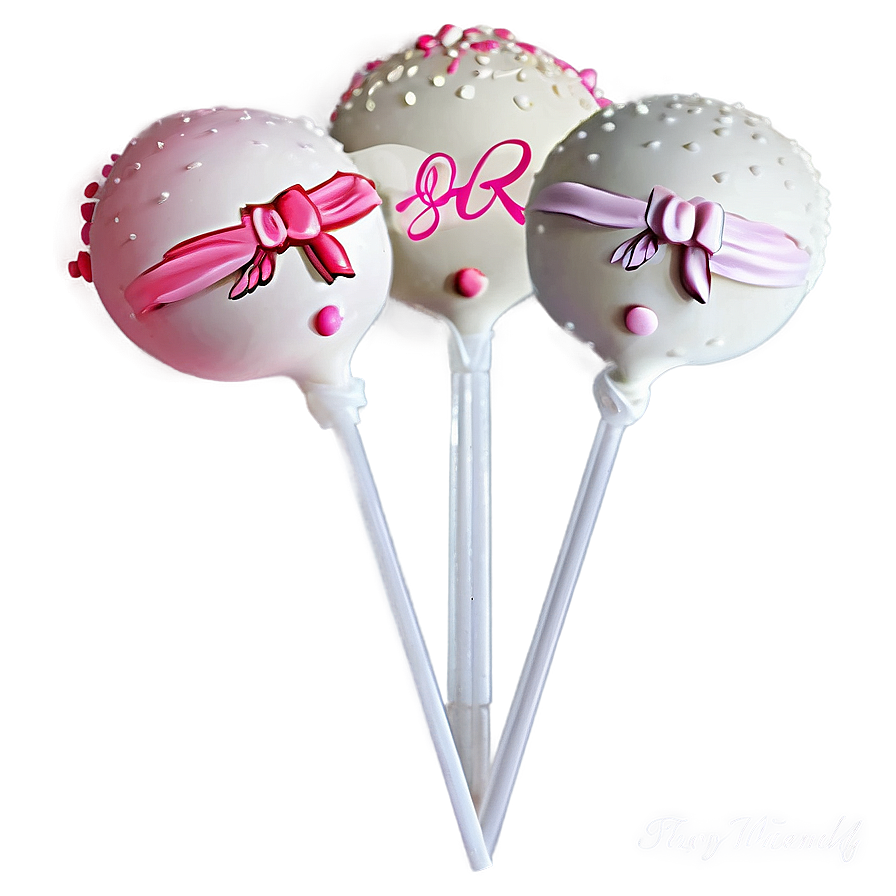 Bridal Shower Cake Pops Png 36