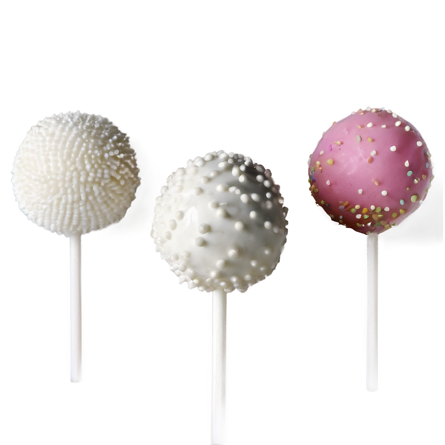 Bridal Shower Cake Pops PNG wlg PNG with transparent background