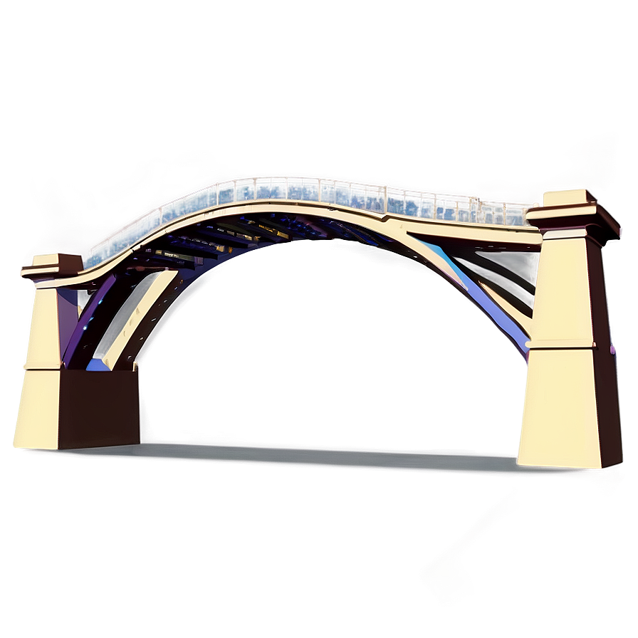 Bridge Under Starry Night Png Rvm