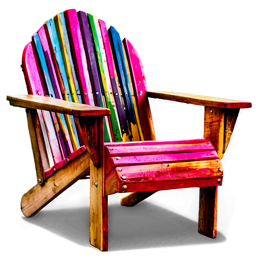 Bright Adirondack Chair Png Pgf