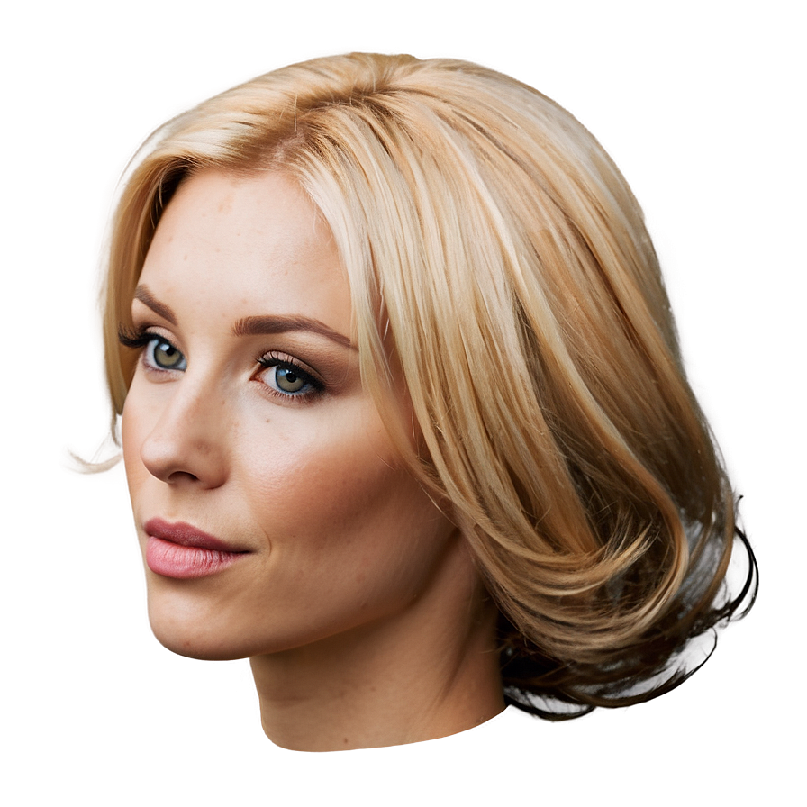 Bright Blonde Hair Png 05252024