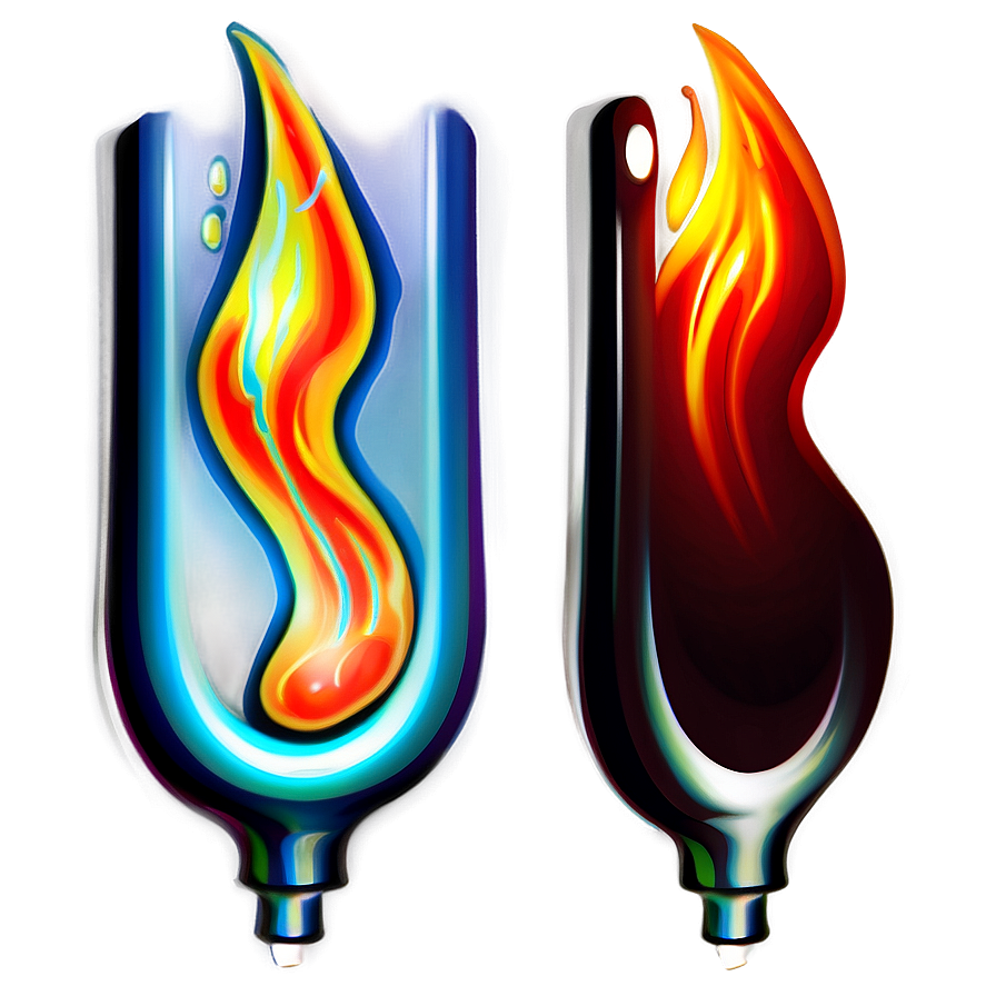 Bright Cartoon Fire Glow Png Woq98