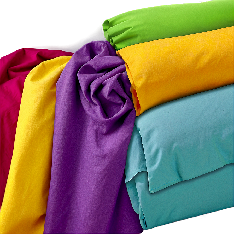 Bright Colored Bed Sheets Png 06282024